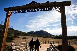 Hikers embark at the Iron Mountain Trail in East County. Howard Lipin  U-T