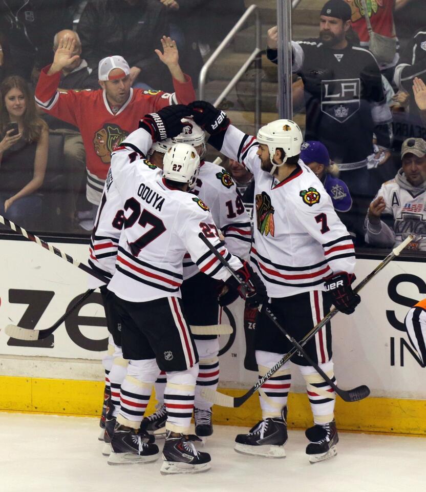 Chicago Blackhawks celebrate