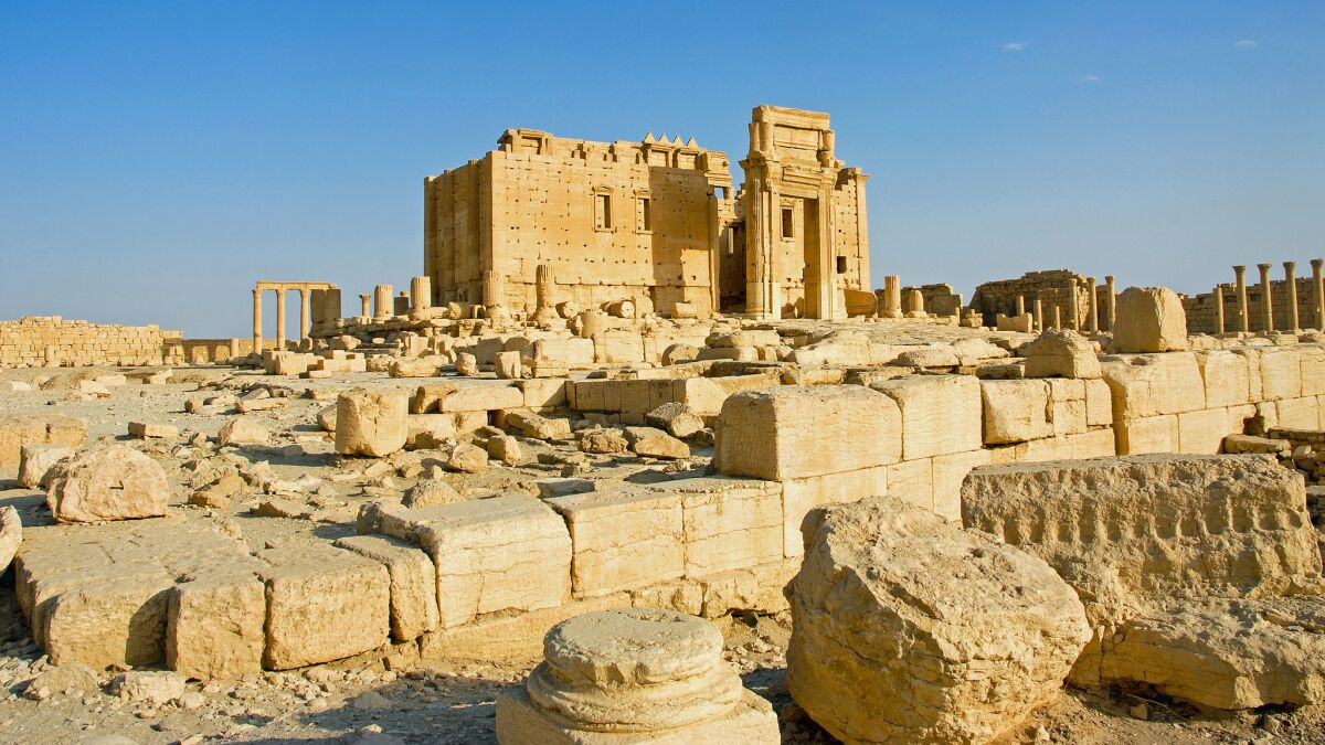 The Temple of Bel in 2008, before Islamic State destruction.