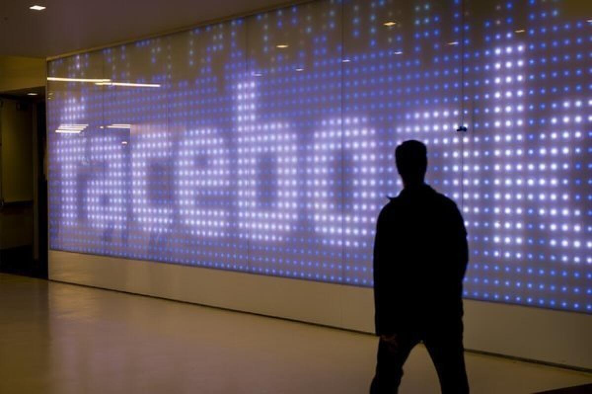 Inside Facebook headquarters in Menlo Park, Calif.