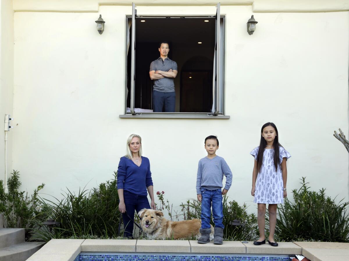 Lew family in Los Feliz