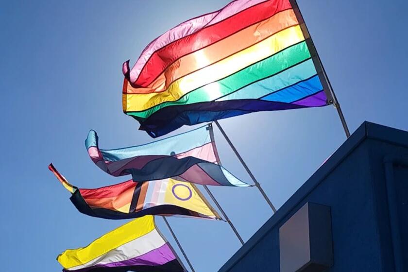 Pride flag in Hillcrest