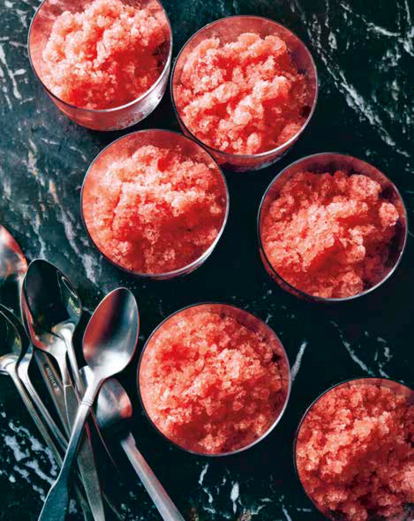 Watermelon Granita, from "The New York Times Cooking No-Recipe Recipes" cookbook.