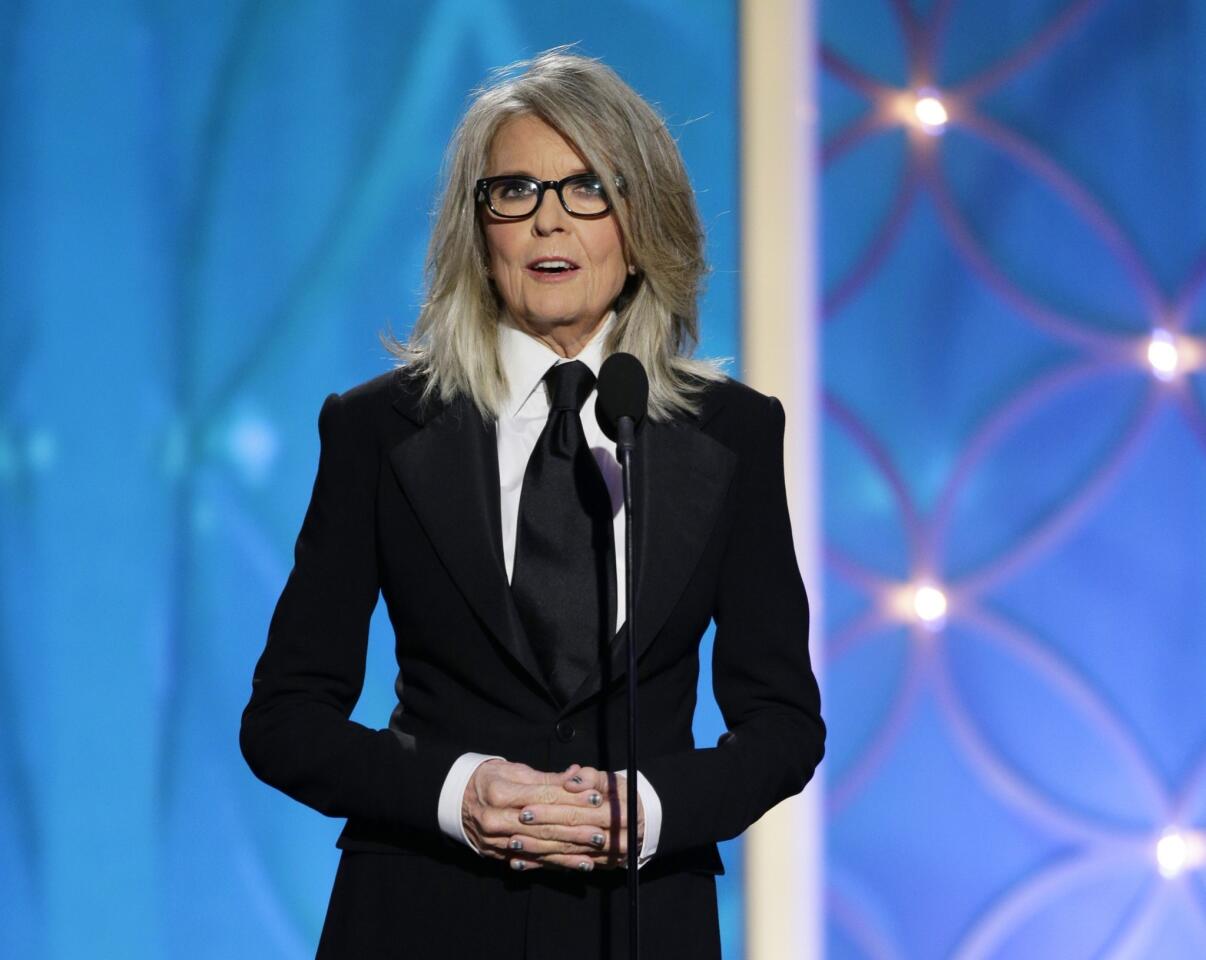 Diane Keaton says nice things about Woody. And sings.
