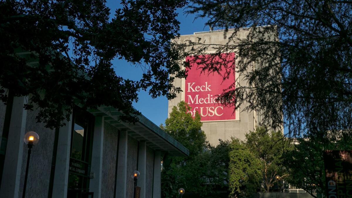 The dean of USC's Keck School of Medicine identified a man found dead in a dorm room as a first-year graduate student studying medical physiology.