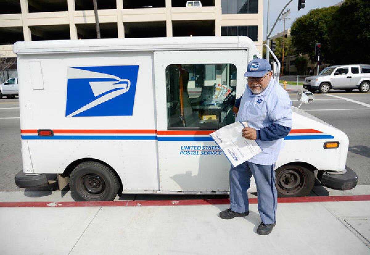 The cutting edge of fashion? The U.S. Postal Service plans to launch a clothing line called "Rain Heat & Snow."