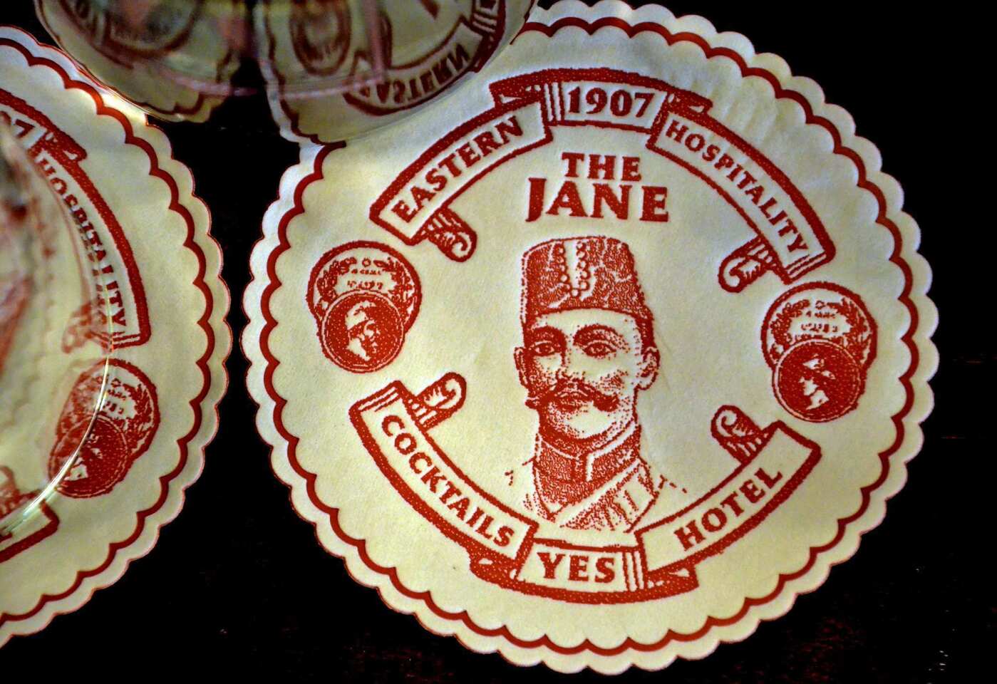 A coaster at the Jane hotel.