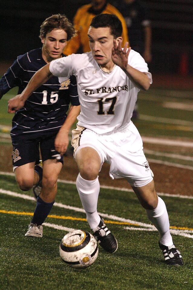 Photo Gallery: St. Francis v. Notre Dame Mission League boys soccer