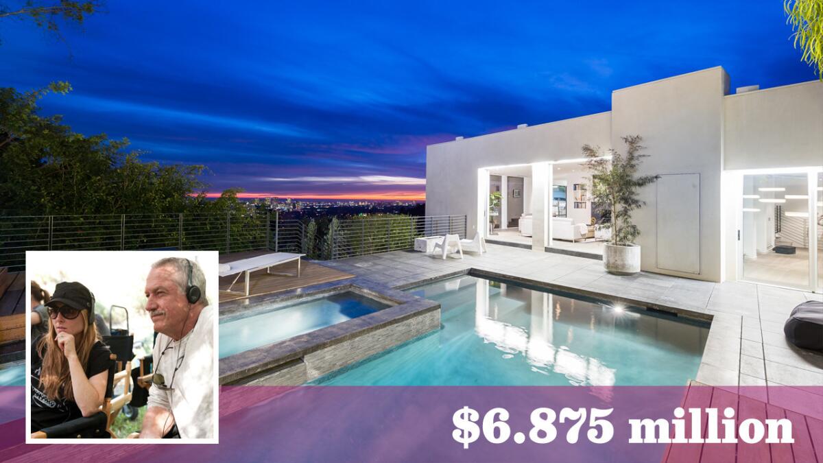Film producers Gary Magness and Sarah Siegel-Magness have bought the Hollywood Hills West home of punk rock drummer Keith "Lucky" Lehrer for $6.875 million.