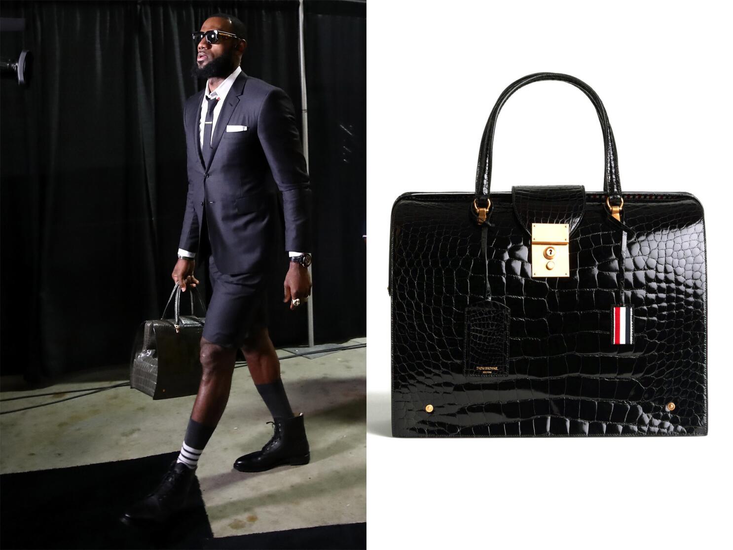 LeBron James carries a $41,000 bag. Here's your chance to get into the  man-bag game with these picks - Los Angeles Times