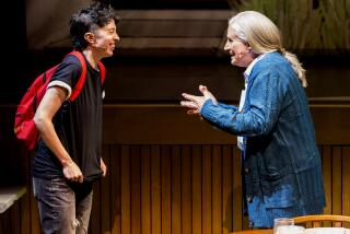 From L to R: Adina Verson and Daya Curley in the world premiere of "A Transparent Musical" at Center Theatre Group / Mark Taper Forum May 23 through June 25, 2023. Photo credit: Craig Schwartz Photography