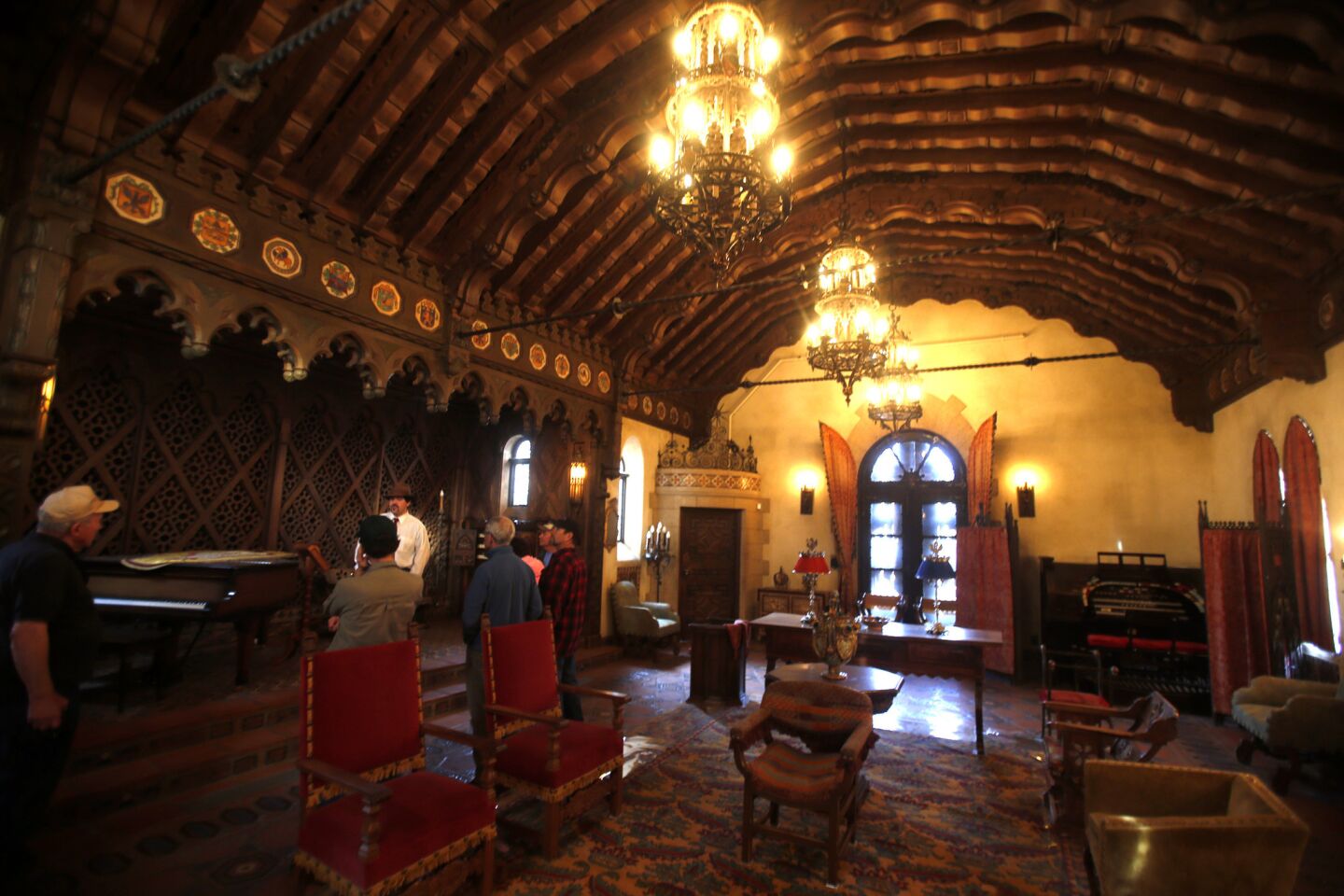 The music room of Scotty's Castle.