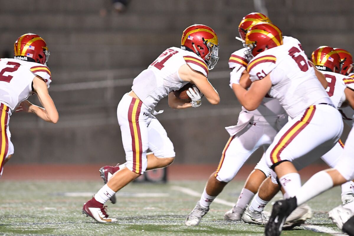 Torrey Pines scored a win over San Marcos 21-18 in an Avocado League game on Oct. 18.