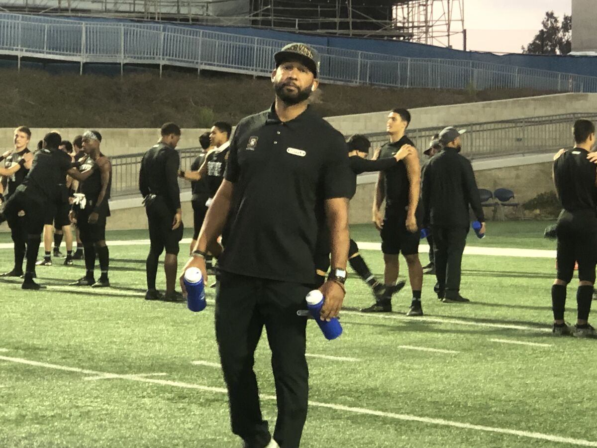 Servite offensive coordinator Darnell Arceneaux has been making an impact helping ignite the Friars' offense. He coached Marcus Mariota at Honolulu St. Louis.
