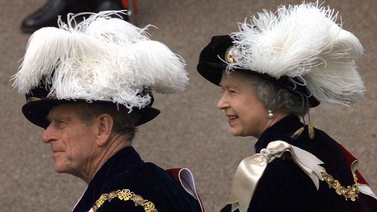 Queen Elizabeth II and Prince Phillip in 1999.