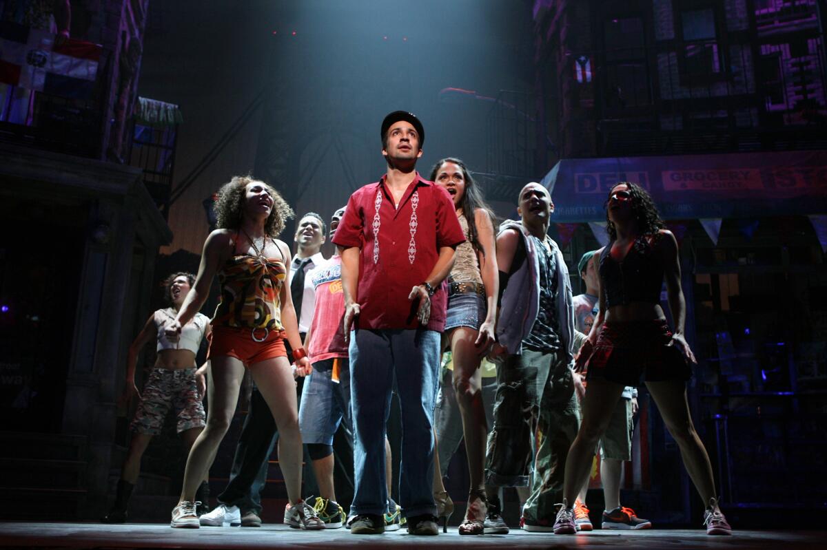 Lin-Manuel Miranda onstage for "In the Heights." Miranda lost the 2008 Tony for musical actor but won for score. (Joan Marcus)