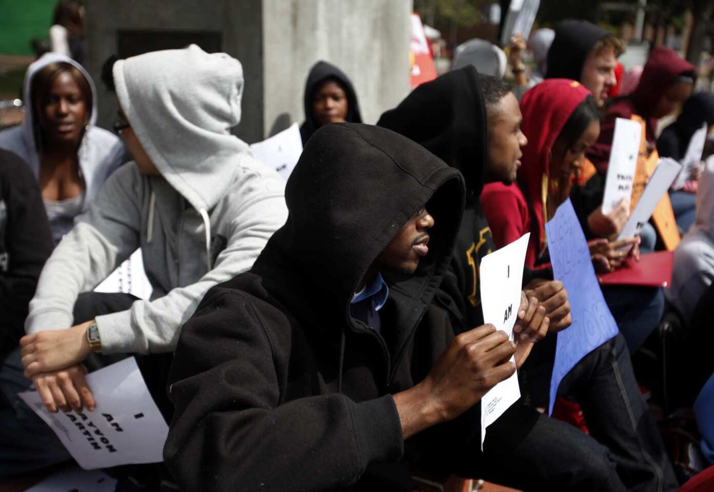 Flash mob for Trayvon Martin at USC