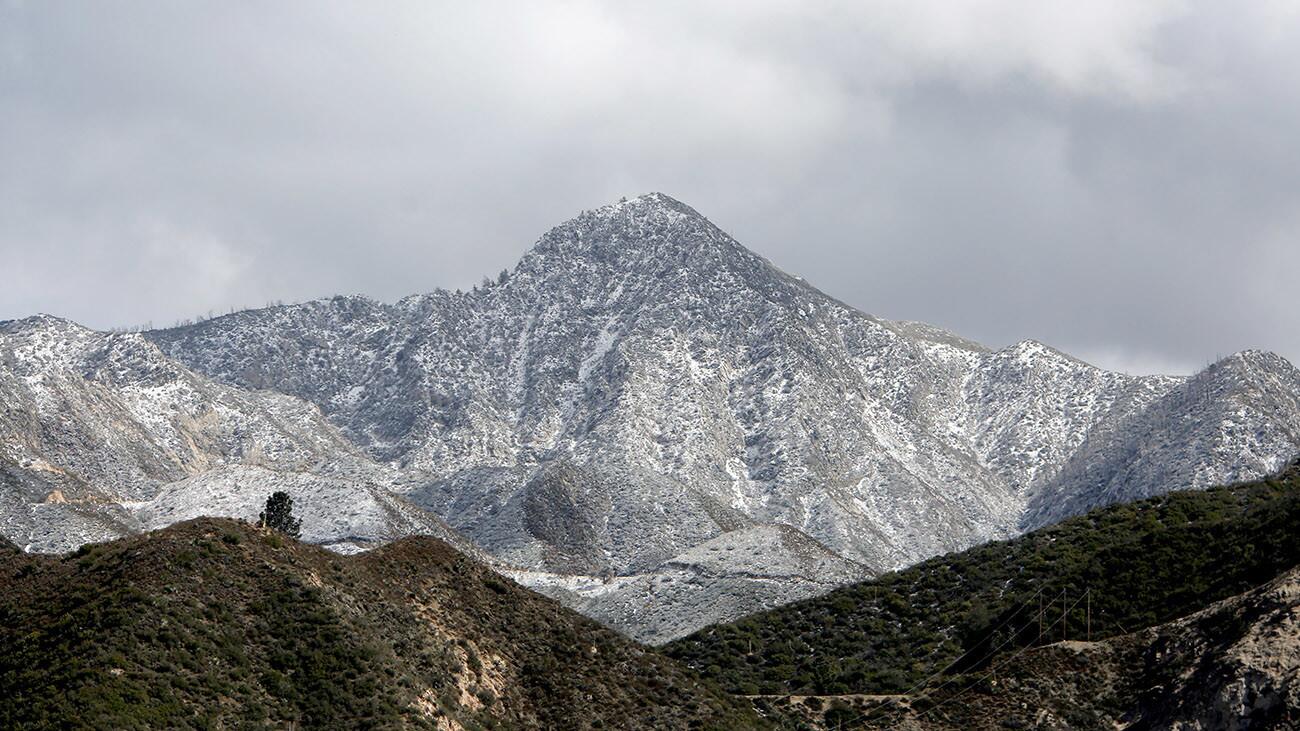 Photo Gallery: Recent cold front brings needed rain, snow to local mountains
