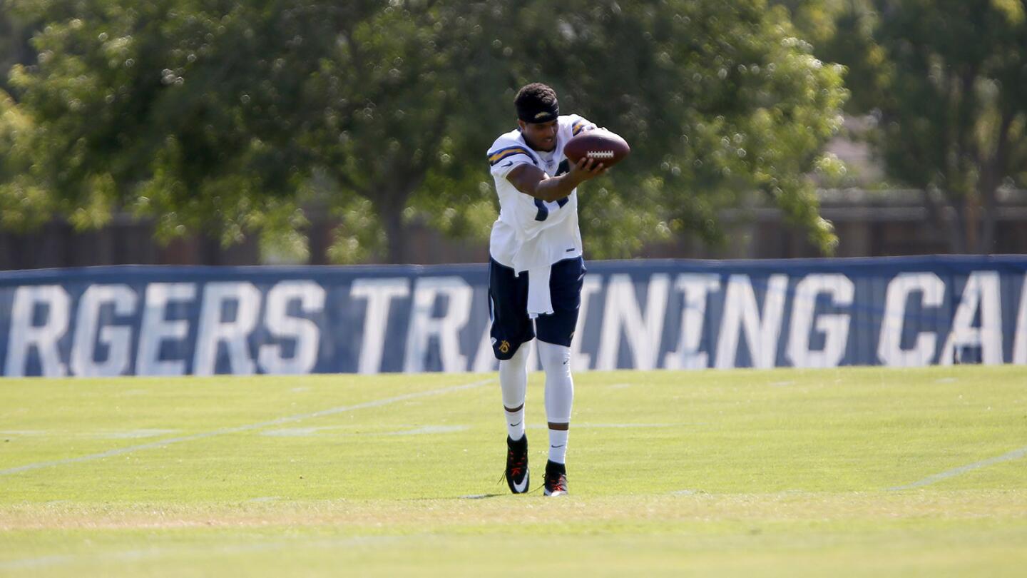 Los Angeles Chargers' Reed, Williams and the team at training camp