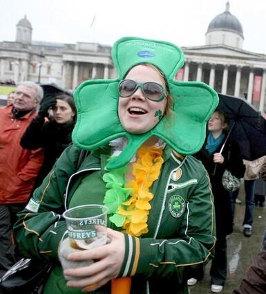 St. Patrick's Day parade in London