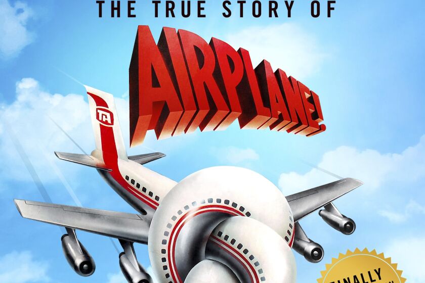 This cover image released by St. Martin's Press shows “Surely You Can’t Be Serious: The True Story of Airplane!”, by David Zucker, Jim Abrahams and Jerry Zucker. (St. Martin's Press via AP)