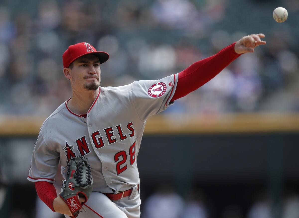 Angels lefty Andrew Heaney made 30 starts last season, finishing with a record of 9-10 and a 4.15 ERA.