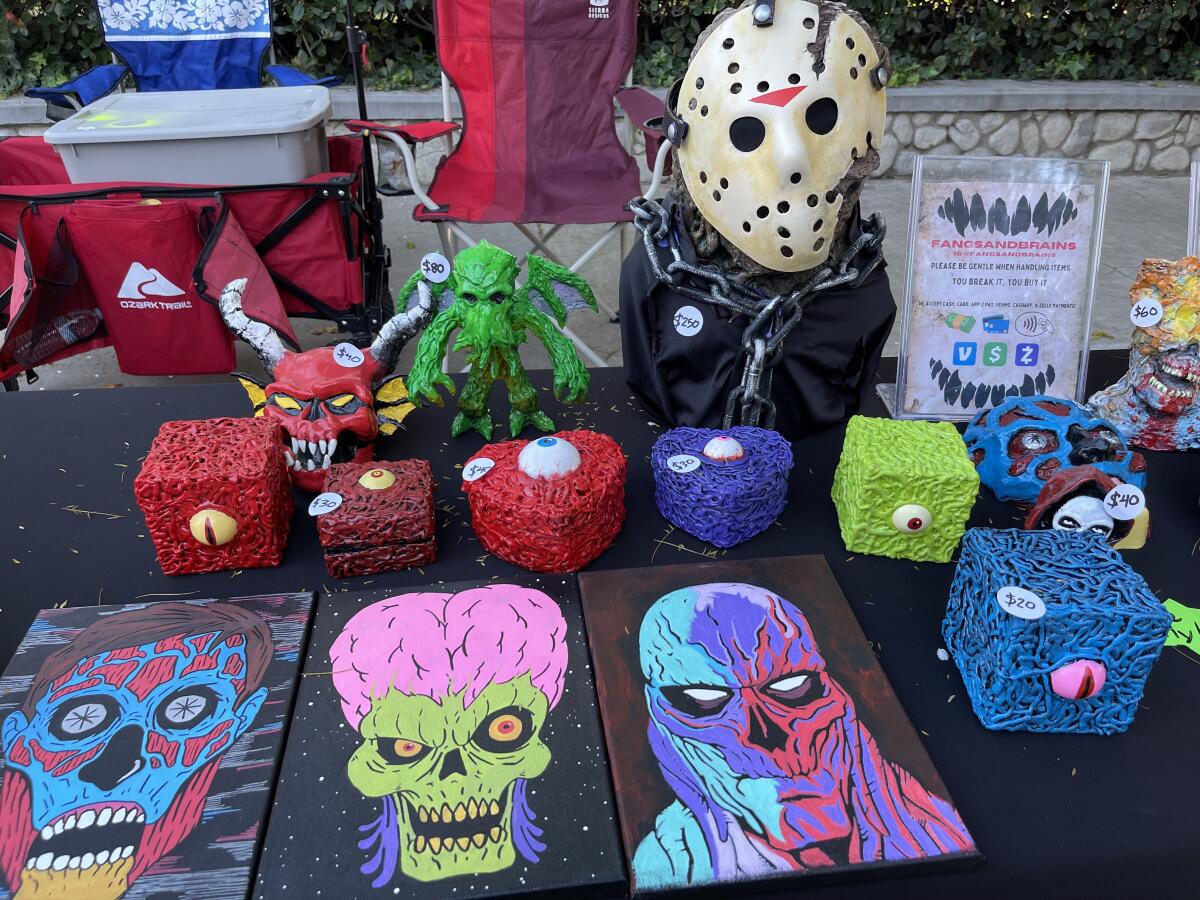Ghoulish art will be available for purchase at the Heritage Museum of Orange County's Feb. 10 fundraiser.