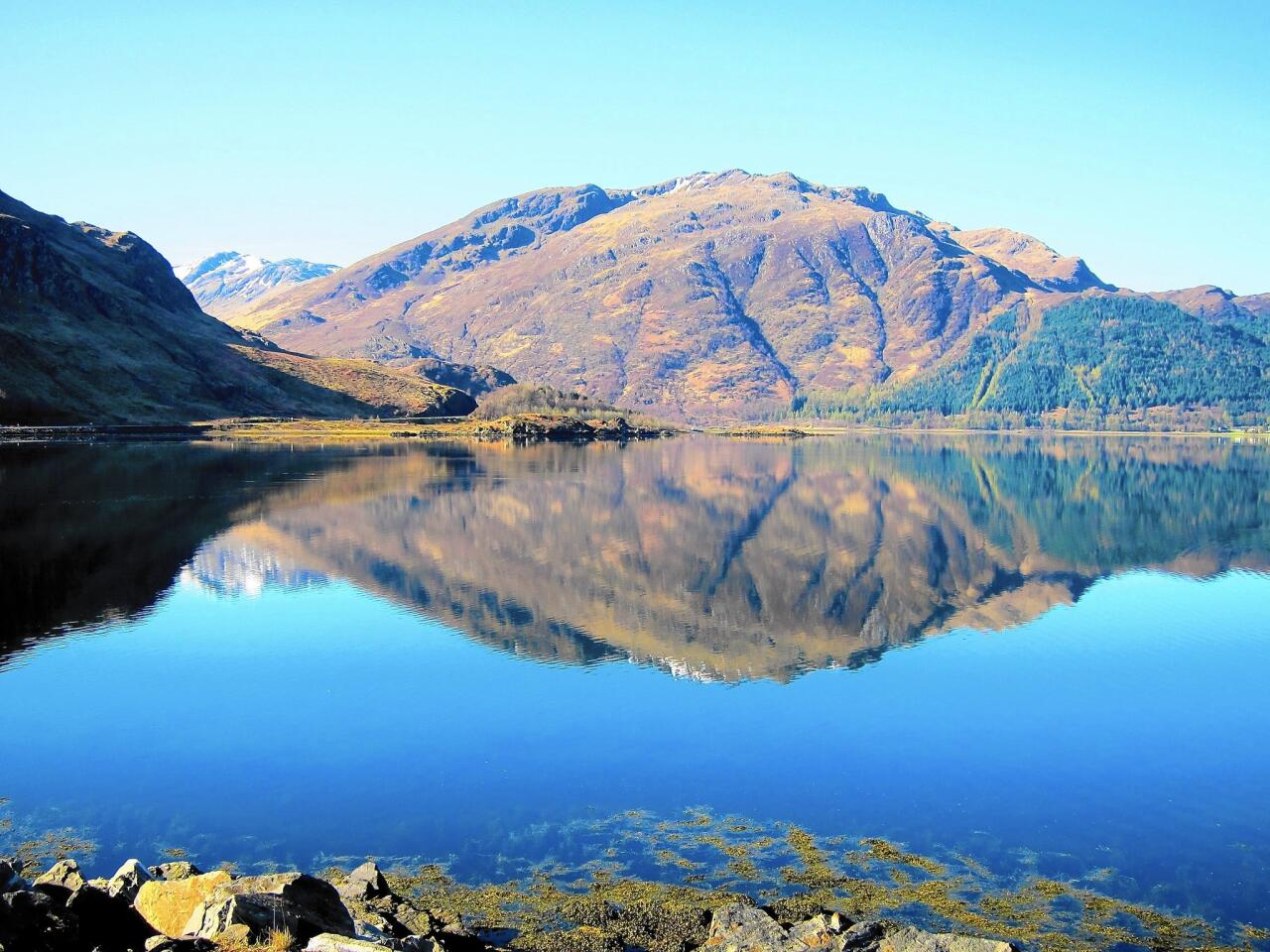 The Scottish Highlands seduce visitors with ever-changing landscapes of rugged natural beauty.