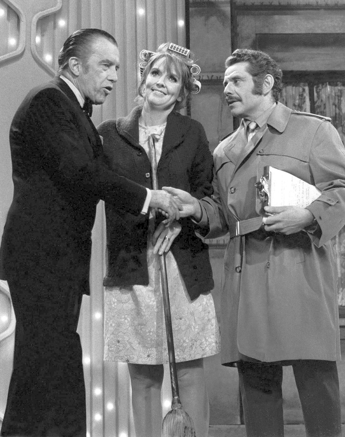 Jerry Stiller, right, and Anne Meara on "The Ed Sullivan Show" in 1970. Their numerous appearances on the program brought them fame and money but, as Meara told The Times in 2010, Sullivan terrified her.