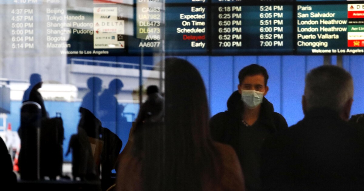Travelers to LA County must be quarantined for ten days