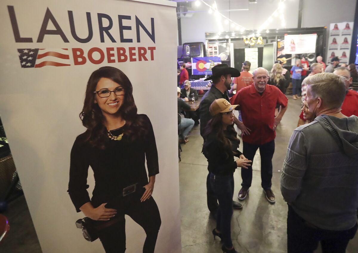 Colorado's Lauren Boebert locked in tough re-election bid - The San