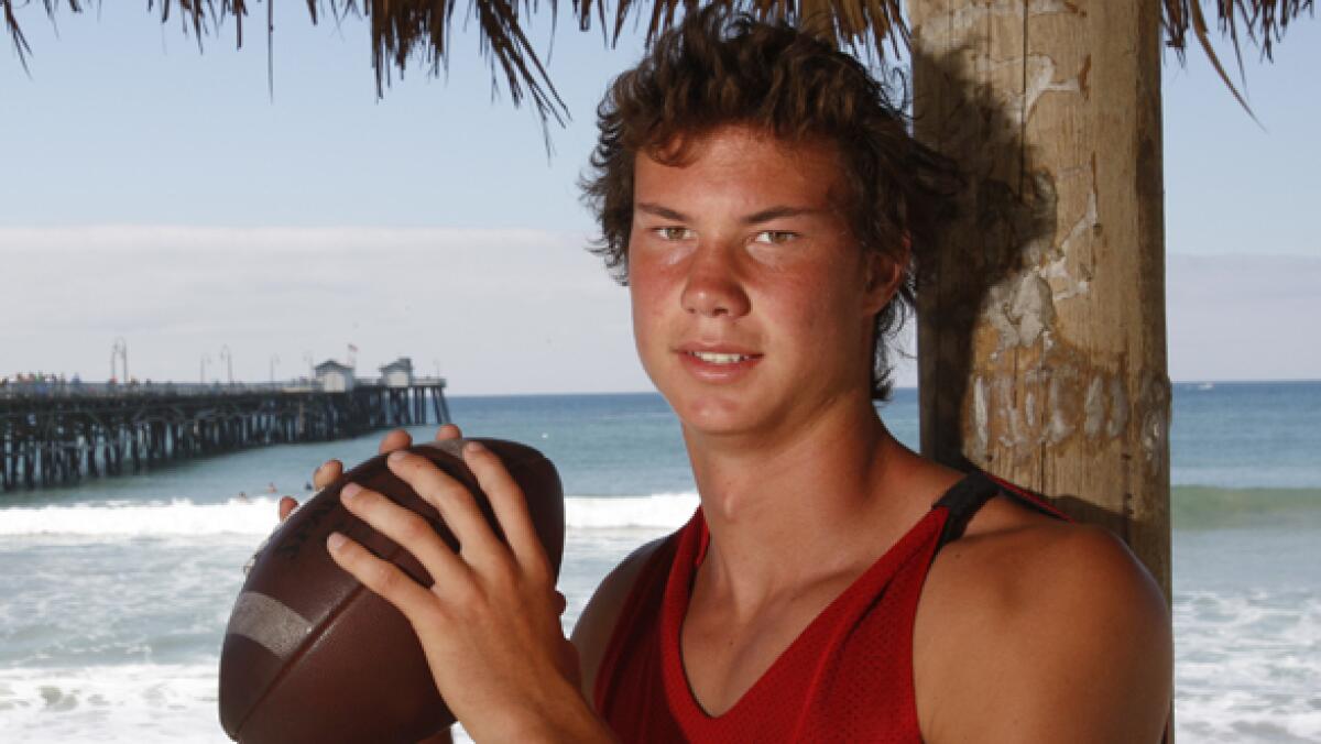 San Clemente quarterback Travis Wilson will be taking his talents to Utah later this year.