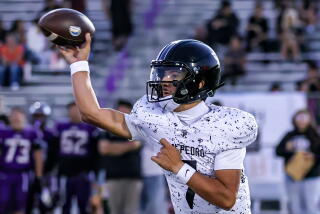 San Pedro quarterback Seth Solorio.