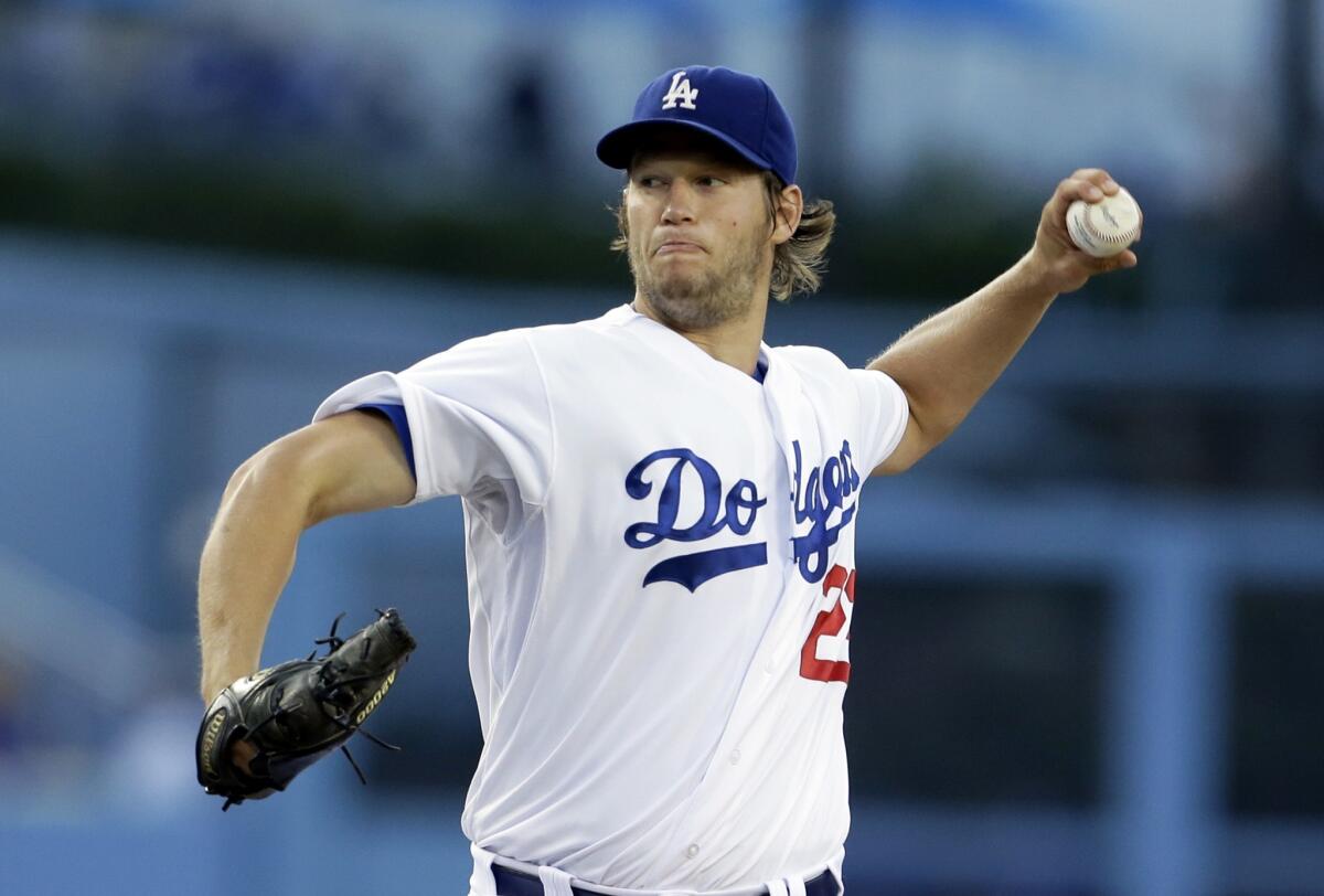 Dodgers starter Clayton Kershaw went 4-1 with a 1.34 earned-run average over the month of July.