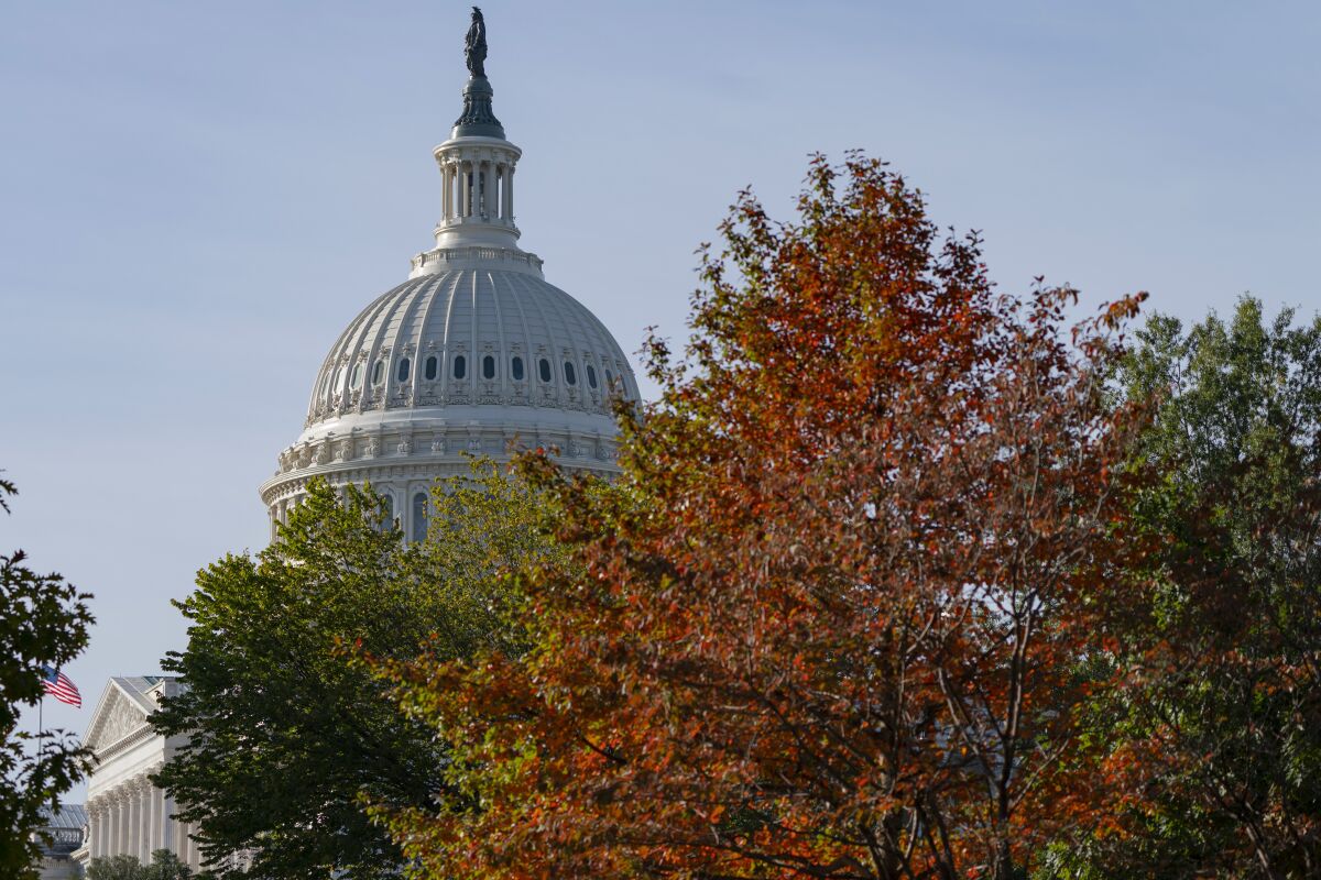 El Capitolio de Estados Unidos, en Washington.