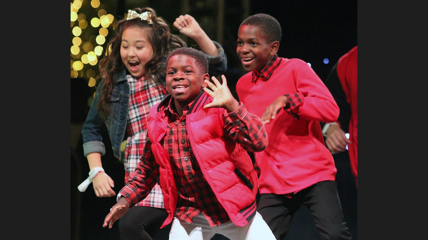 Photo Gallery: Christmas show, Santa, and a tree lighting at the Americana at Brand