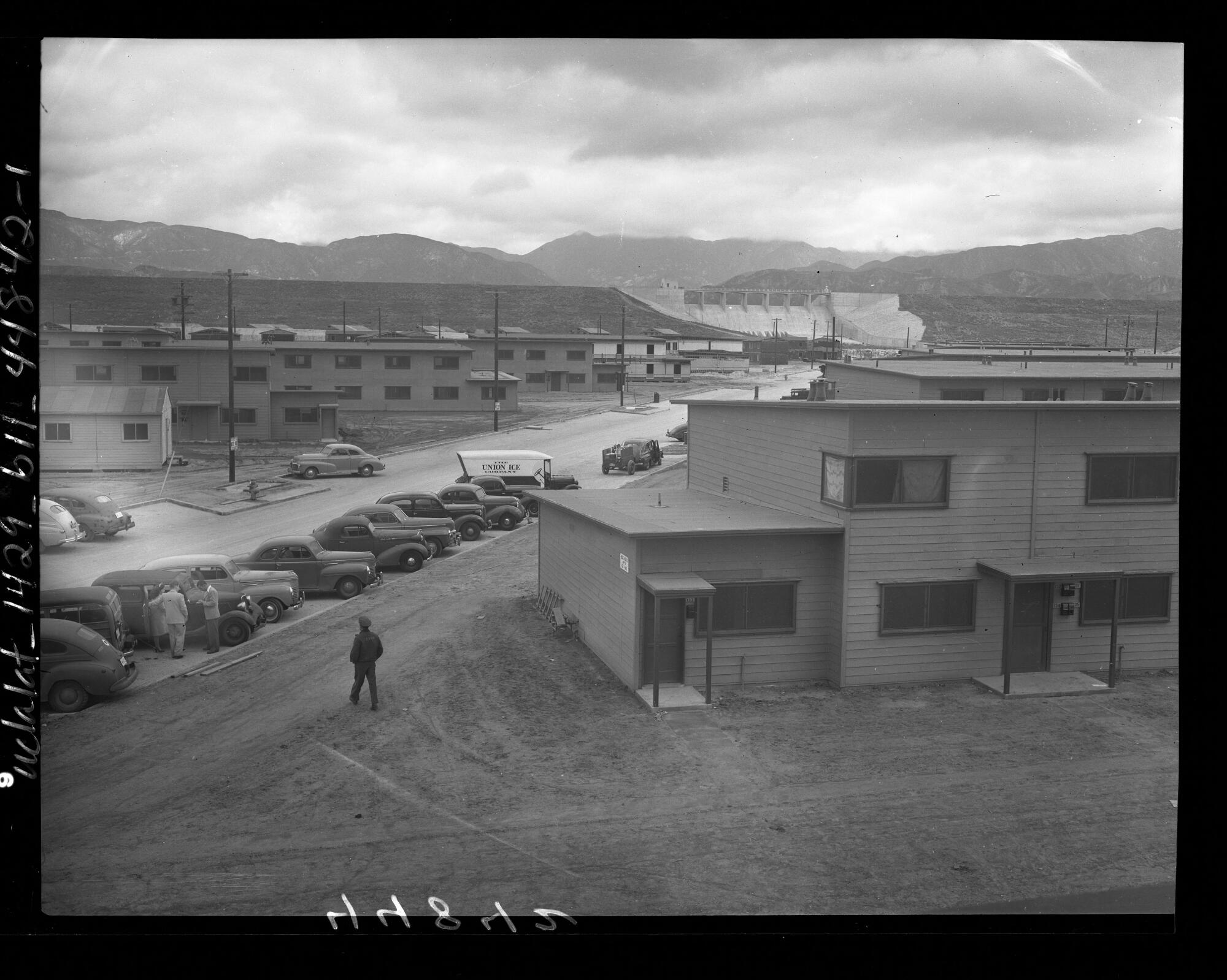 Basilone Homes, a public housing project for veterans, in the San Fernando Valley on Feb. 18, 1947.
