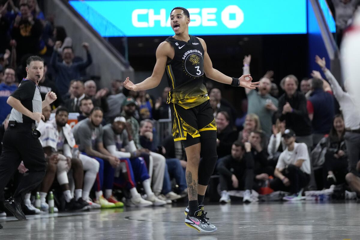 Warriors beat Clippers behind Jordan Poole's big 34-point night