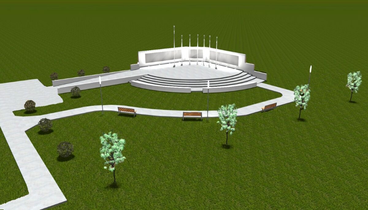 Honor wall and community gathering area set for the Veterans Association of North County