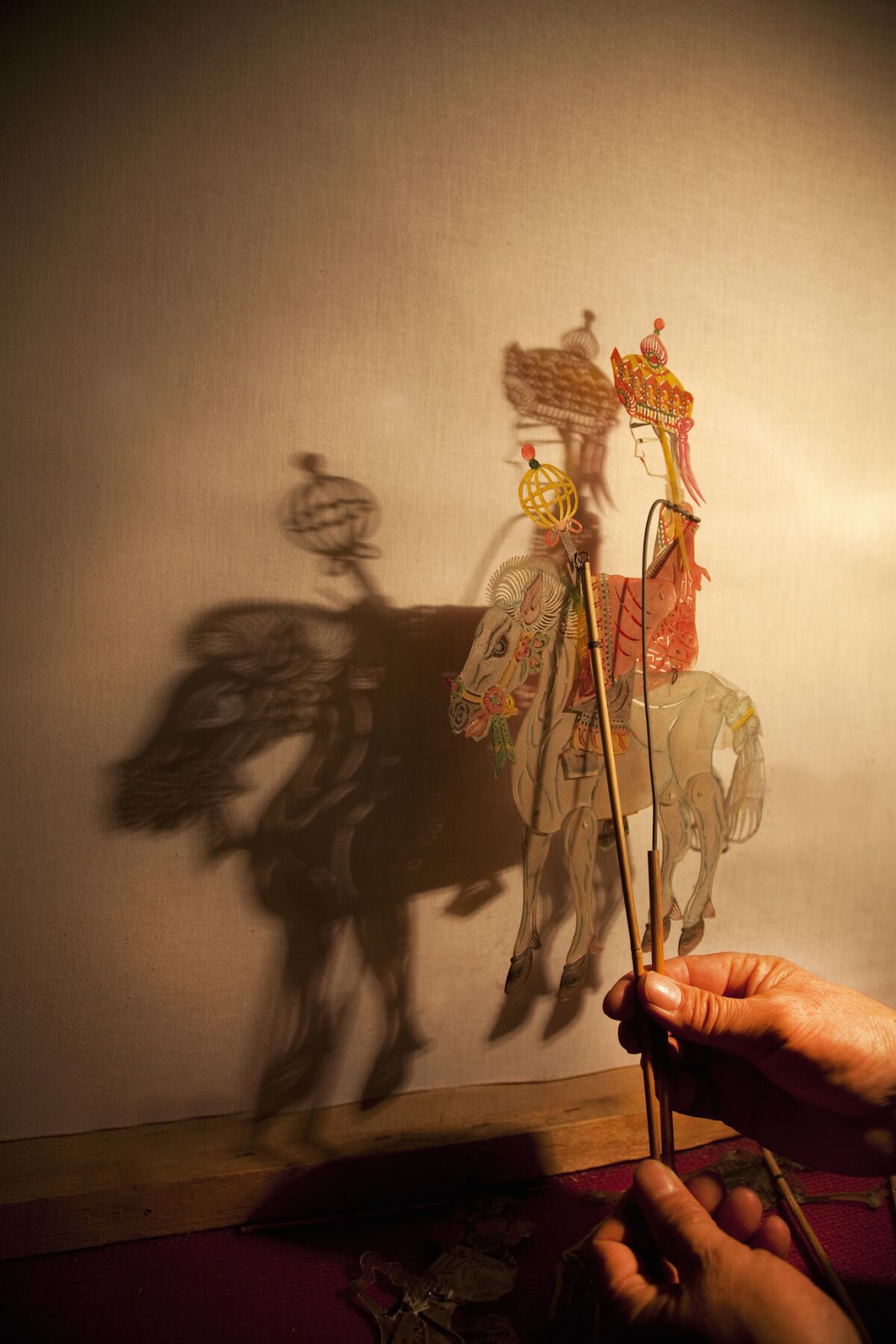Shadow puppetry was once China's most popular form of entertainment.