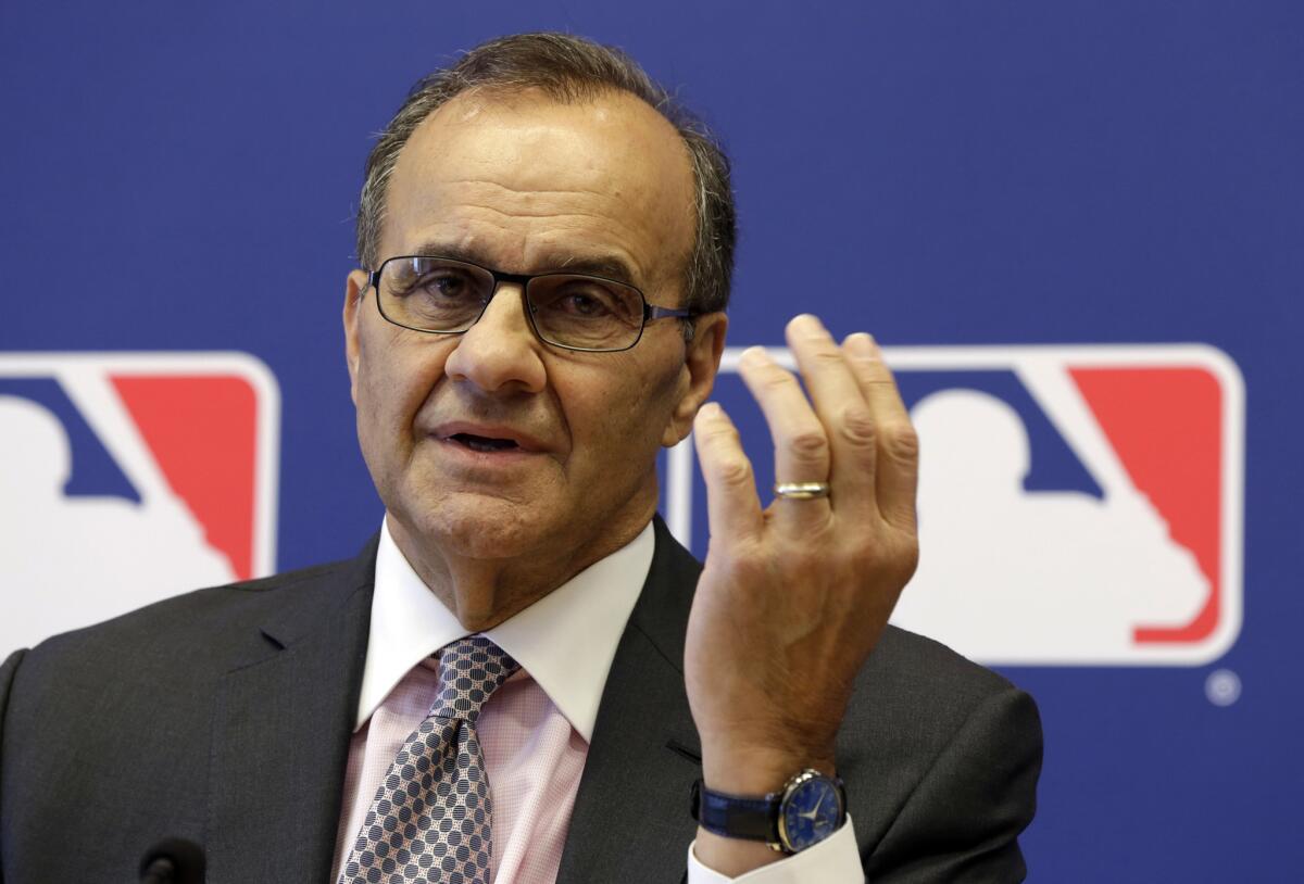 Baseball chief Joe Torre wouldn't rule out the possibility of a pitching clock in the future, but said the policy will not be implemented in MLB next season.