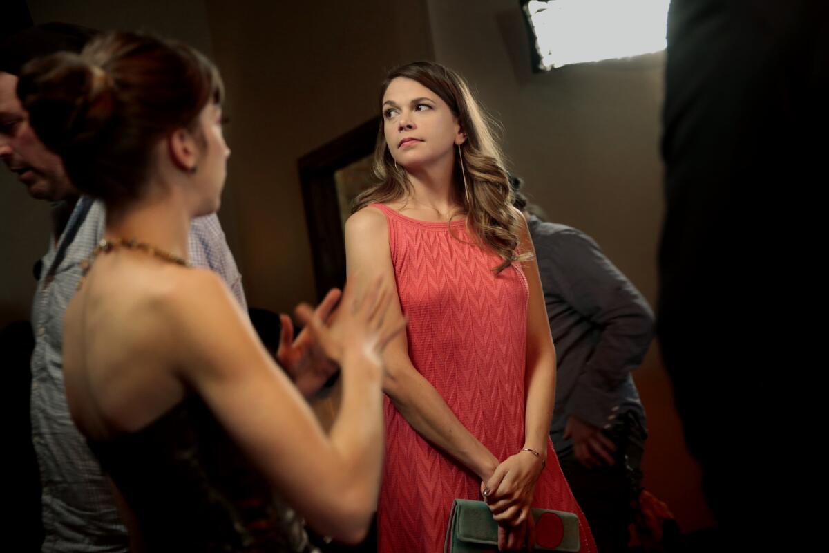 Molly Bernard, left, and Sutton Foster in "Younger."