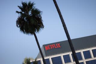Los Angeles, CA - October 18: A Netflix building along Sunset Boulevard, in Los Angeles, CA, Wednesday, Oct. 18, 2023. (Jay L. Clendenin / Los Angeles Times)
