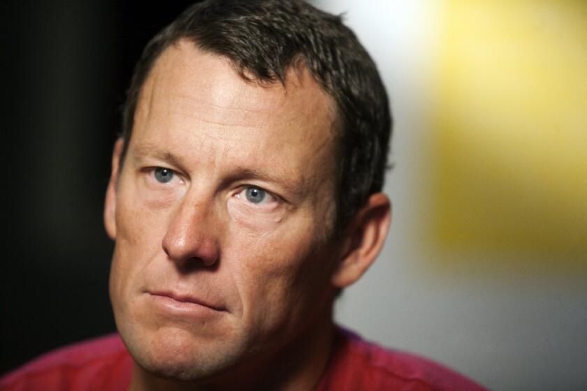 Lance Armstrong still has at least one fan out there.