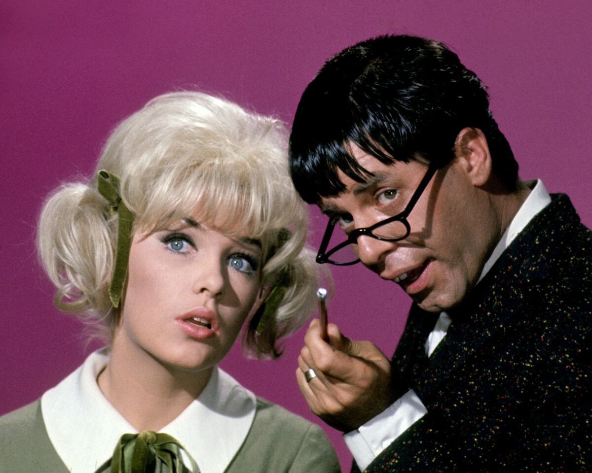 Jerry Lewis and Stella Stevens in a 1963 photo from "The Nutty Professor."