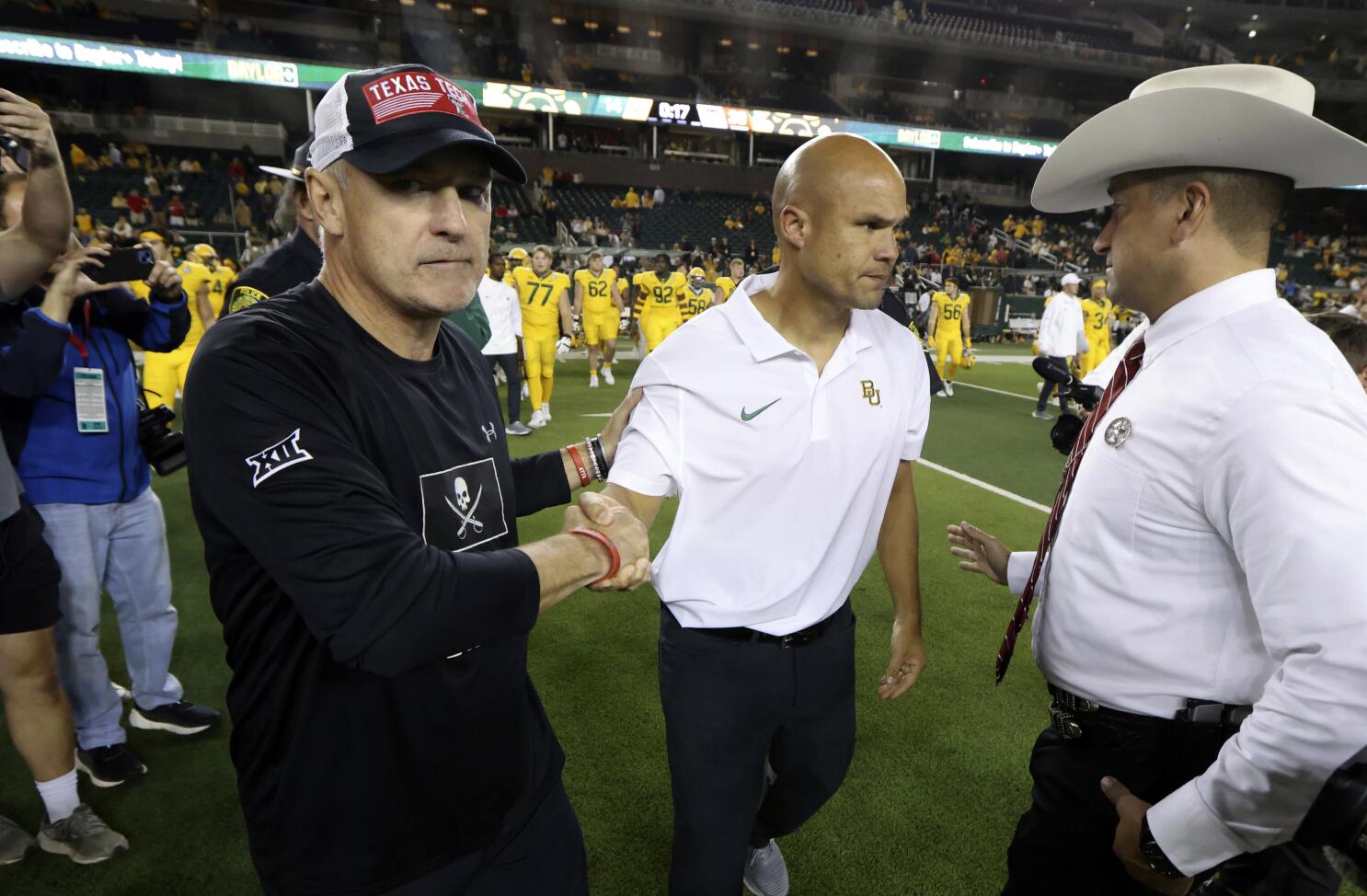 High school football? Texas Tech-Baylor? New Rangers stadium could