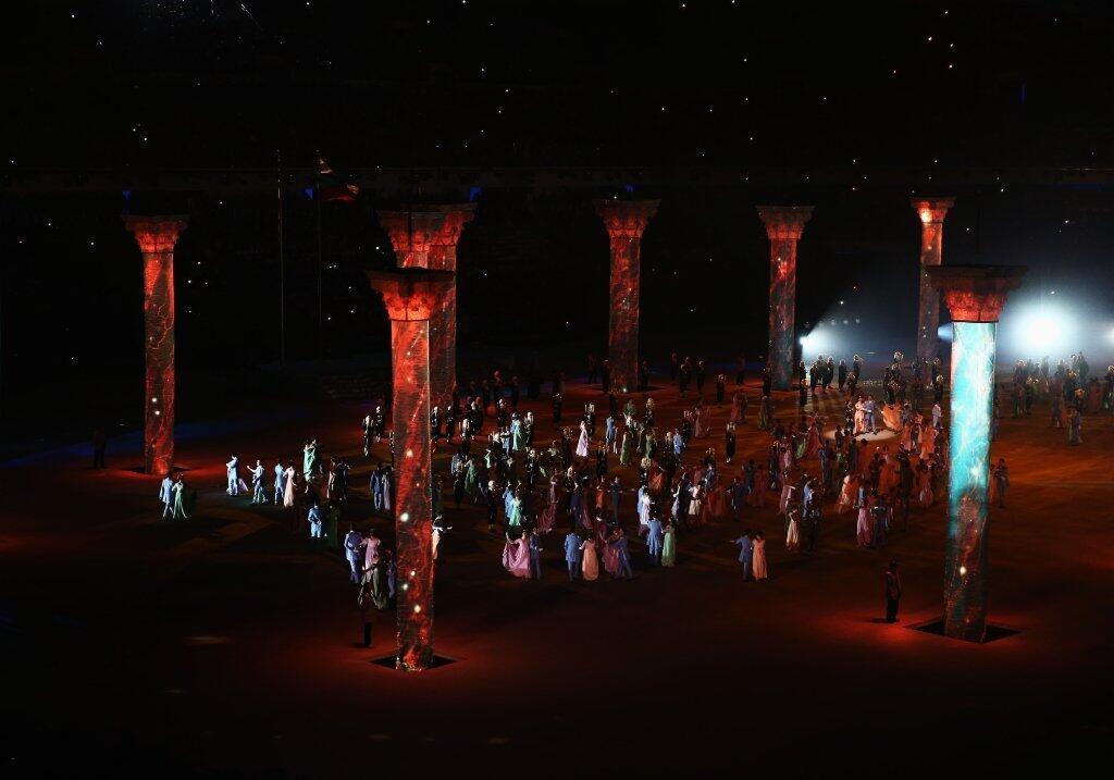 Dancers perform at opening ceremony
