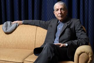 FILE - Leonard Cohen is photographed in Toronto on Feb. 4, 2006. Cohen is the subject of the documentary "Hallelujah: Leonard Cohen, a Journey, a Song." (Aaron Harris/The Canadian Press via AP, File)