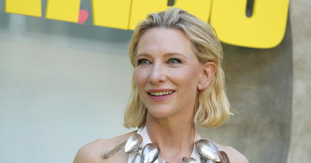 Cate Blanchett says 'Lord of the Rings' cast didn't rake it in. A perk: 'I got to keep my ears'