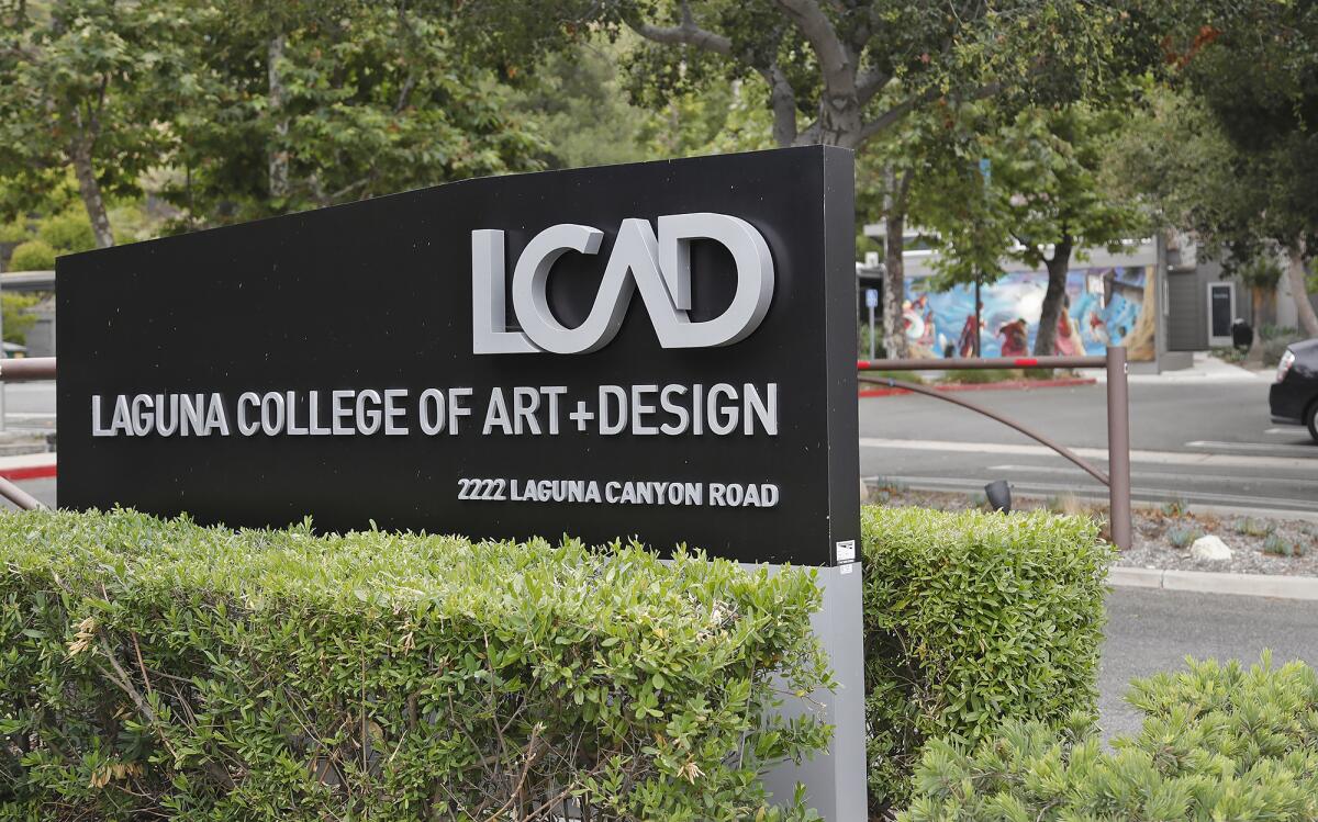 The Laguna College of Art and Design in Laguna Canyon.